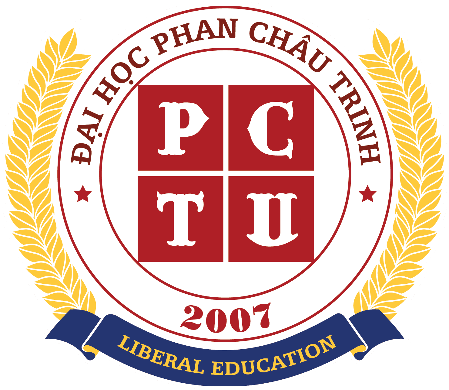 Phan Chau Trinh University logo